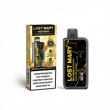 Lost Mary MO10000 BlackGold by Elf Bar POD-1 "Blueberry Pineapple Orange / Черника Ананас Апельсин" 