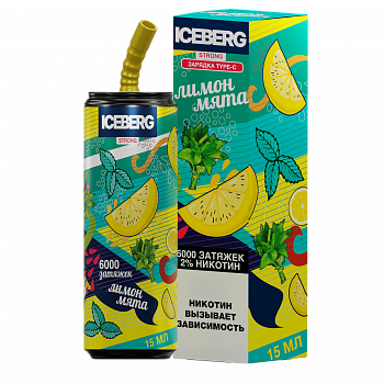 ICEBERG XXL 6000 POD-1 "ЛИМОН МЯТА / LEMON MINT" 20