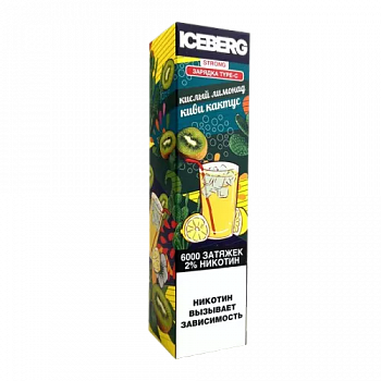 ICEBERG XXL 6000 POD-1 "КИСЛЫЙ ЛИМОНАД КИВИ КАКТУС / SOUR LEMONADE" 20