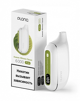 Plonq MAX 6000 POD-1 "Ананас Яблоко Груша" 20
