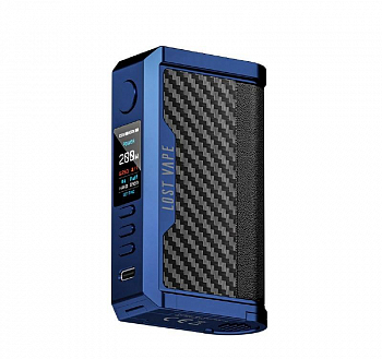 LOST VAPE CENTAURUS Q200 боксмод (Sirra Blue/Carbon Fiber)