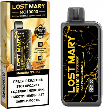 Lost Mary MO10000 BlackGold by Elf Bar POD-1 "Raspberry Pomegrante / Малина Гранат" 20